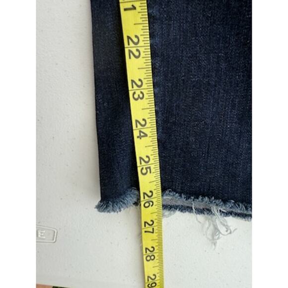 Lane Bryant High-Rise Hem Frayed Straight Lg Wm Sz 20 Jeans - Picture 2 of 7